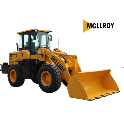 20.5-16 Tire Mini Articulated Wheel Loader, 1350mm Dump Reach Front End Shovel Wheel Loader