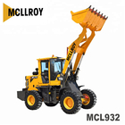 Automatic Transmission 2 Ton Wheel Loader , Front End Loaders With 1m3 Bucket