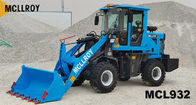 Small Four Wheel Drive Loader Compact Articulated 79hp 58kw Power