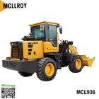 Construction Little Wheel Loader Small With 1.1m3 Bucket 2000kg Rated Load