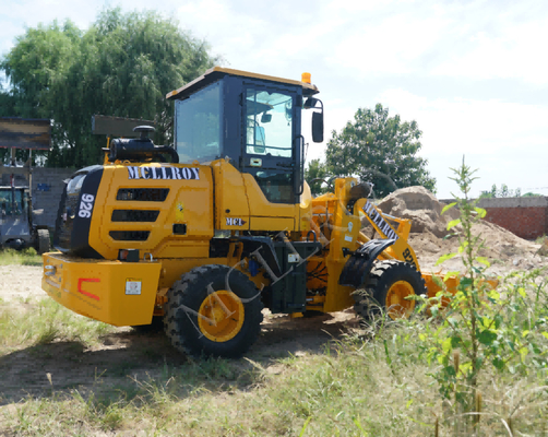 EU Stage II 1.5 Ton Wheel Loader Isuzu Axle Mini Articulated Loader
