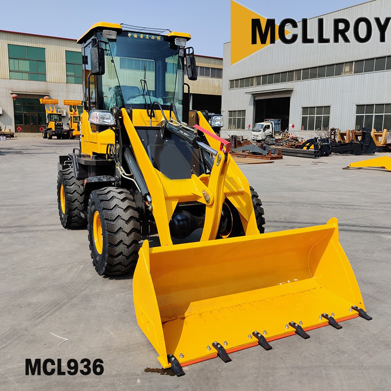 2.5 Ton Front Wheel Loader Machine Compact With 65kw 88hp Power