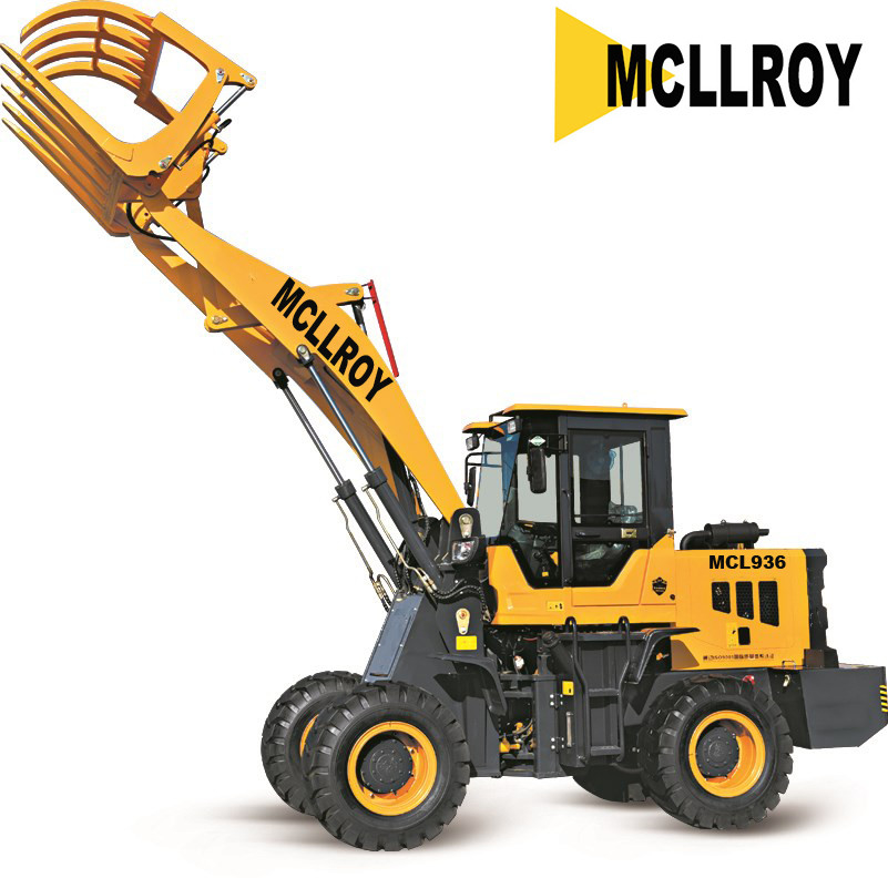 Middle hub Axle Compact Articulated Wheel Loader, 1670-20 Tire Wheeled Front End Wheel Loader