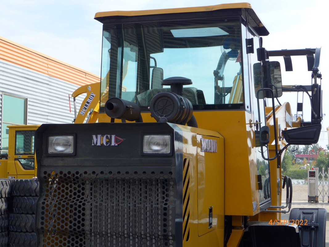 76kW Compact Small Wheel Loaders Mechanical Joystick