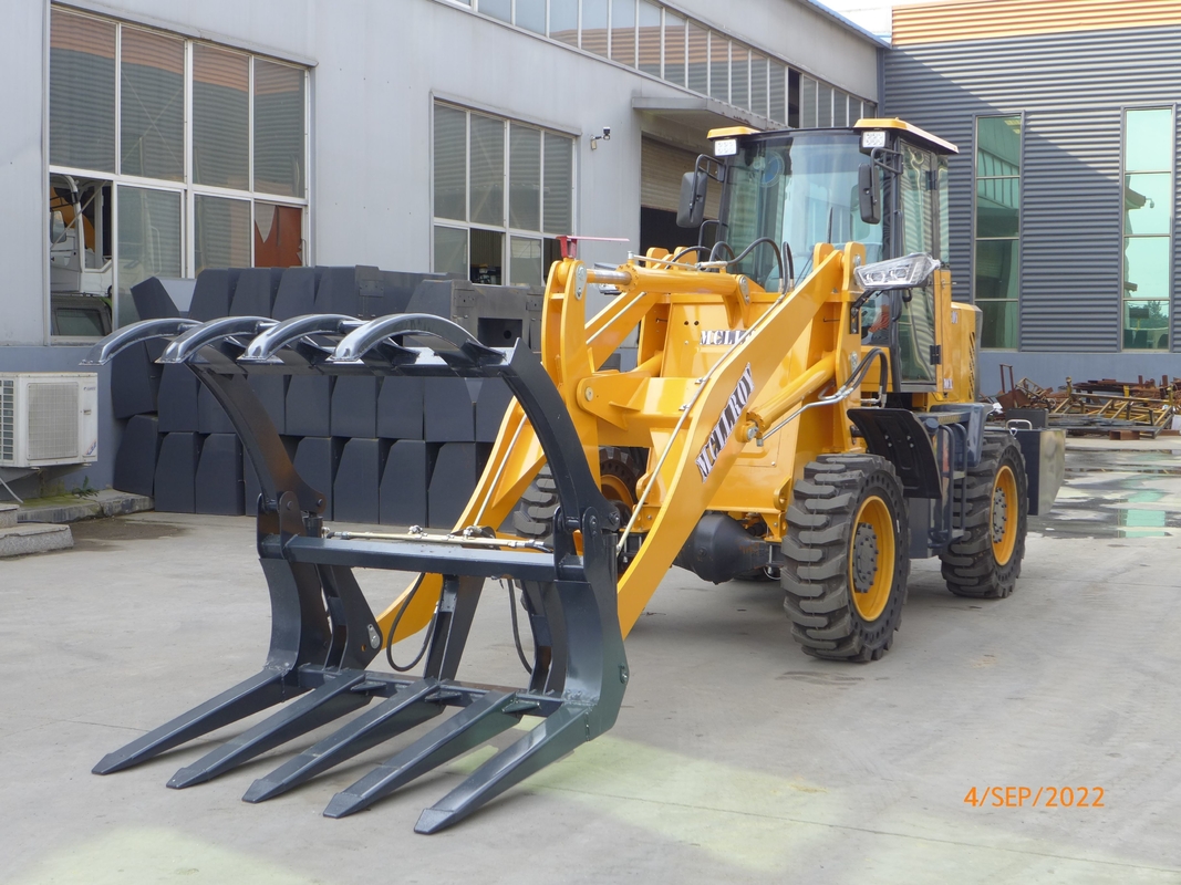 76kW Compact Small Wheel Loaders Mechanical Joystick