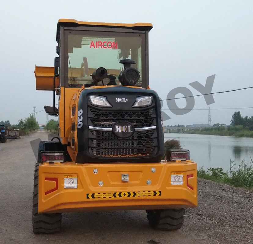 Compact Loading Shovel Wheel Loader For Lifting Debris 28 km/h