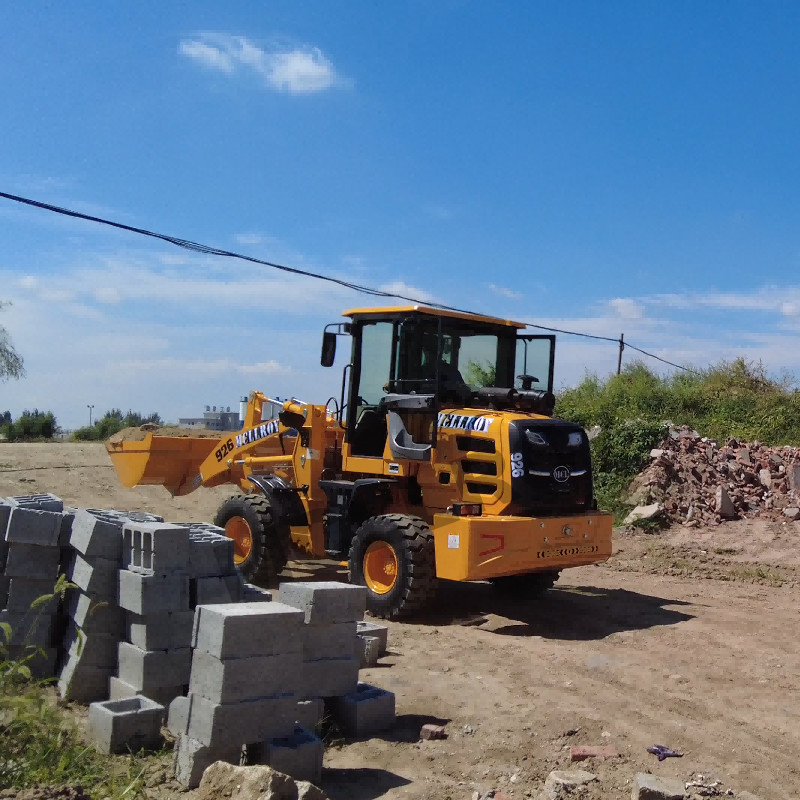 Small Articulating Front End Wheel Loader Machine 0.6-1.0M3 Bucket Capacity