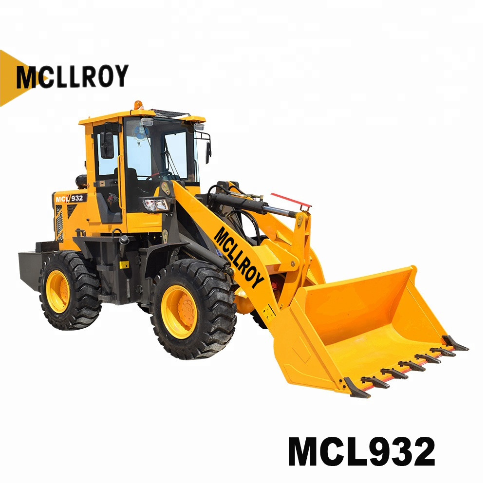 Automatic Transmission 2 Ton Wheel Loader , Front End Loaders With 1m3 Bucket
