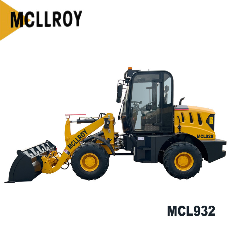 Construction 2 Ton Wheel Loader , Front Loader Mini Automatic Transmission