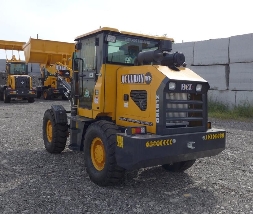 Construction Compact Articulated Loader , 4 Wheel Loader 42kw Power