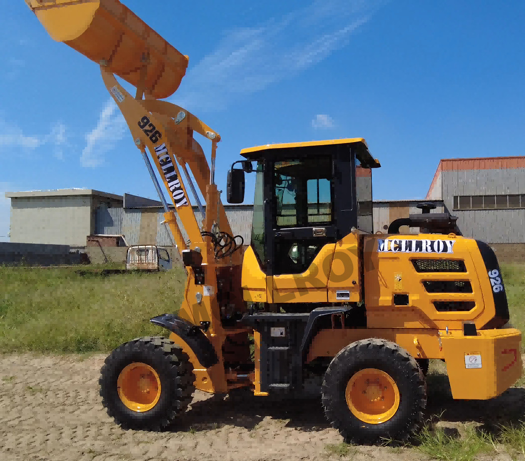 Small Construction ISO Wheel Loader Machine 0.6-1.0 M3 Bucket Capacity