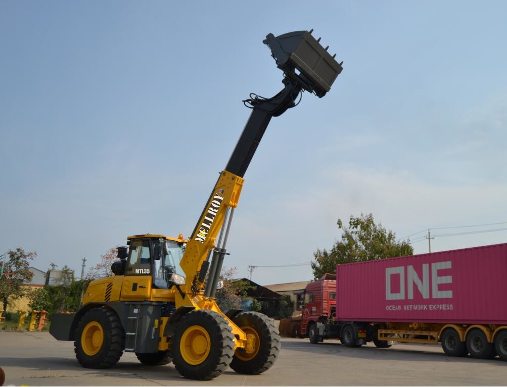 3.5 Ton Agricultural Telescopic Handler Wheel Loader MTL35 1.5cbm Bucket Capacities