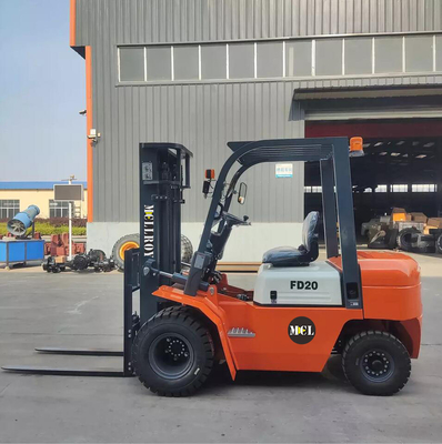 40KW 작은 지게차, 작은 창고 지게차 2000 킬로그램 부하 용량