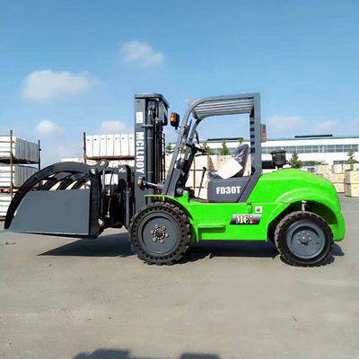 부하량 3000kg 안전 운용 거친 지형 포크리프트 트럭 지평 220mm 컴팩트 포크리프트
