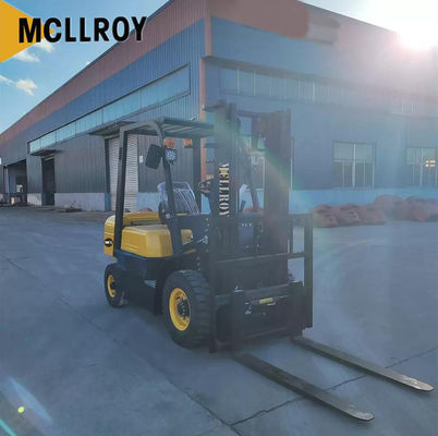 Internal Combustion Diesel Powered Forklift 1220mm Fork Length