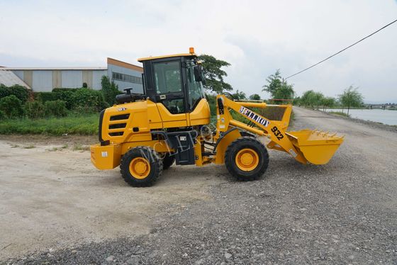 2400RPM 58kw 79hp Power 2 Ton Wheel Loader In Construction