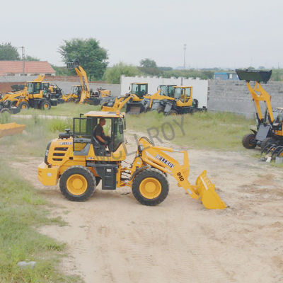 3500mm Front End Mini Compact Wheel Loaders Work Load 2800kg