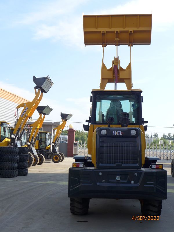 Front Mini Compact Wheel Loaders Cycle Time Less Than 7s